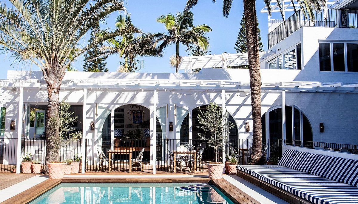 The pool at Halcyon House, Cabarita Beach