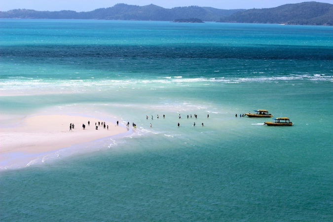 The swirling sands of Whitehaven Beach and Hill Inlet
