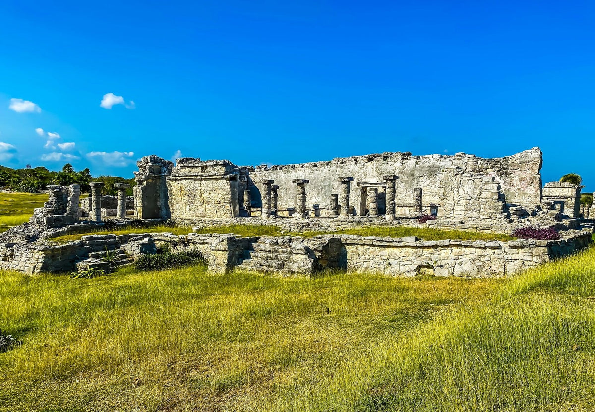 The Tulum ruins above the Caribbean coast