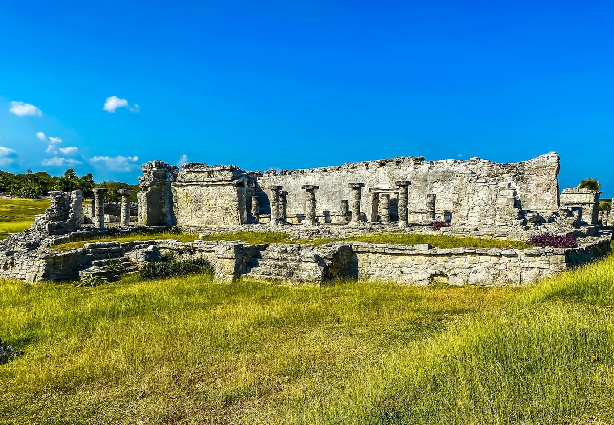 Maya ruins above the Caribbean Sea in Tulum